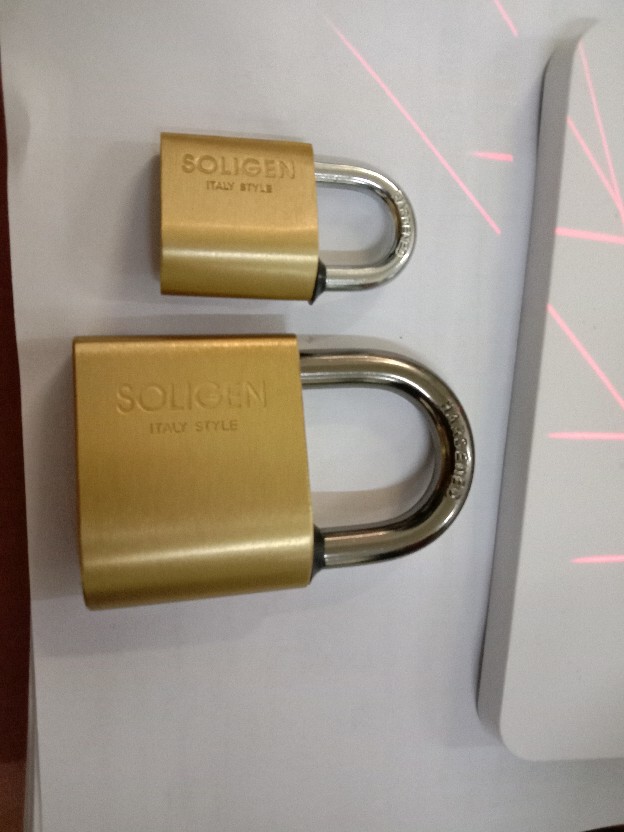 Gembok Soligen Baja Hitam 50 Mm Pendek