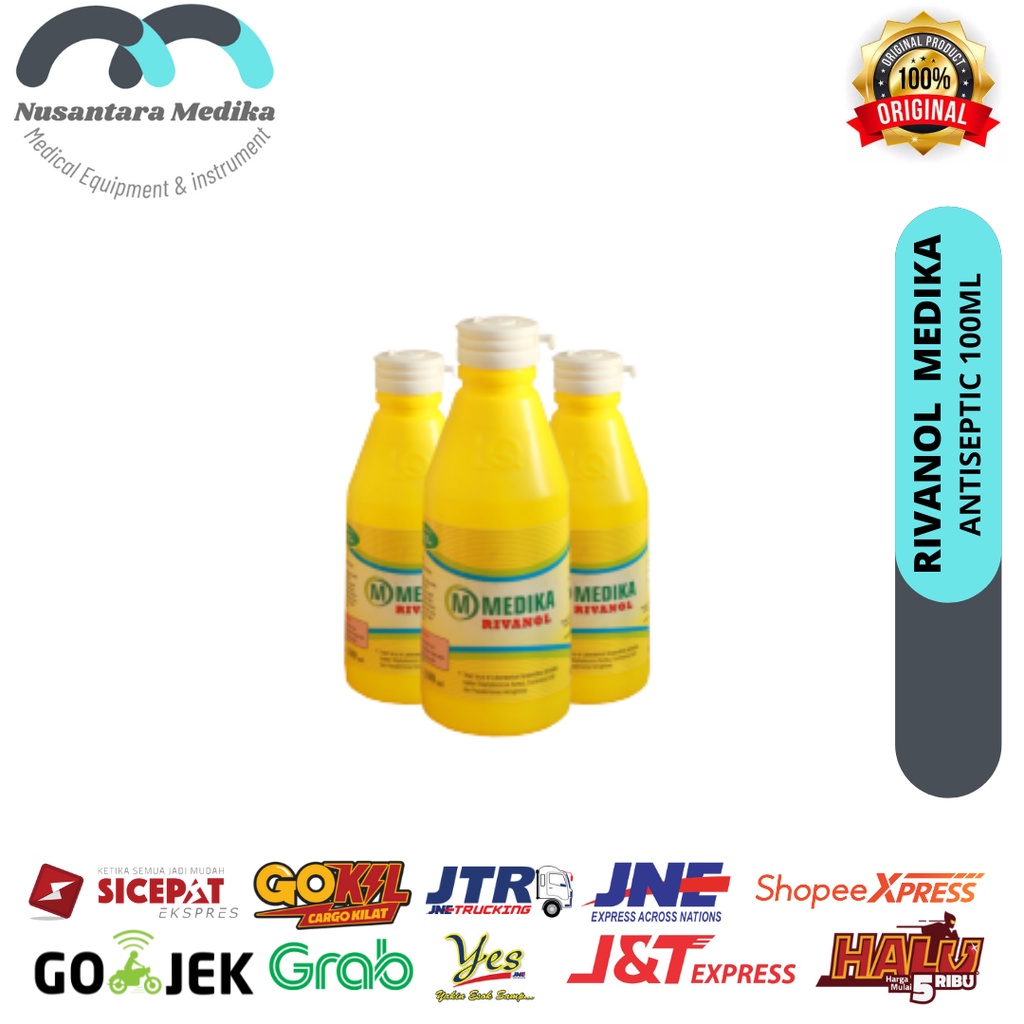 Rivanol 100ml Medika Satuan FOOD GRADE