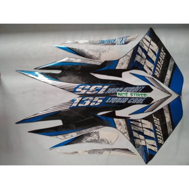 STIKER STRIPING JUPITER MX 2013 BIRU