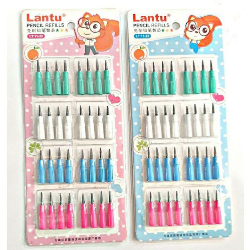 Isi Pensil Bensia / Refill Pensil Cabut Lantu 1 Set (32 pc)