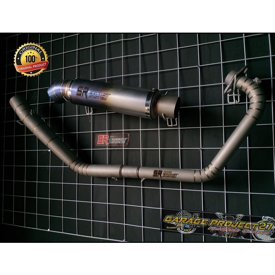 KNALPOT RACING ORIGINAL LEHER ROADRACE SATRIA FU INJEKSI - FU CARBU GSX 150R