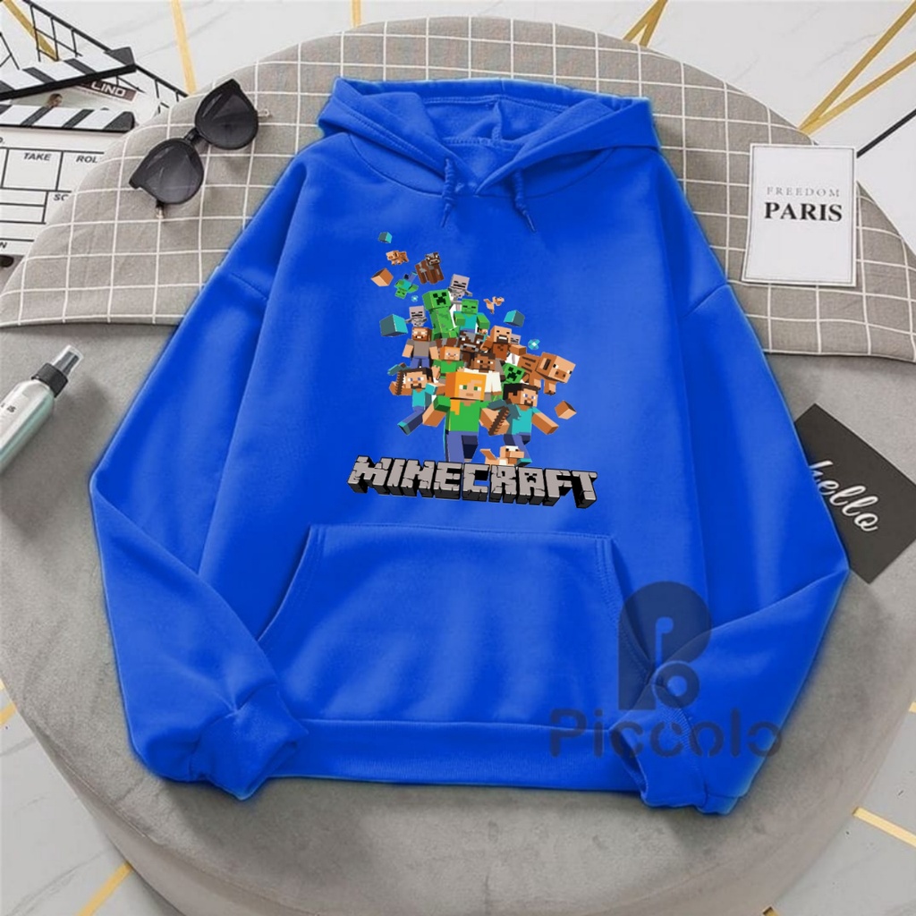 JAKET ANAK HOODIE ANAK MINECRAFT BAHAN PREMIUM