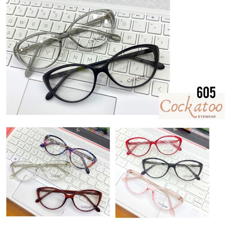 KACAMATA MODEL MATA KUCING BAHAN PLASTIK