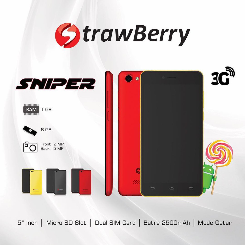 Strawberry St7701 Sniper Android Shopee Indonesia