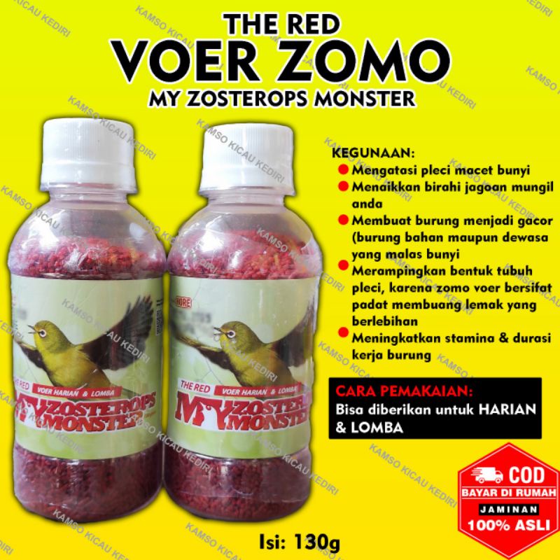 voer red zomo voer pleci zomo my zosterops monster voer harian dan lomba
