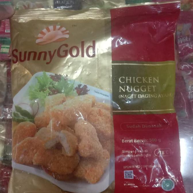 

suny gold chicken naget 500gr