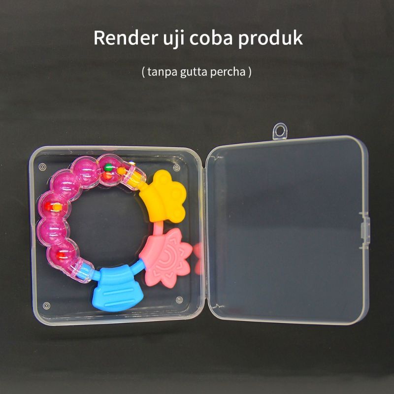 Kotak Transparan Penyimpan Teether