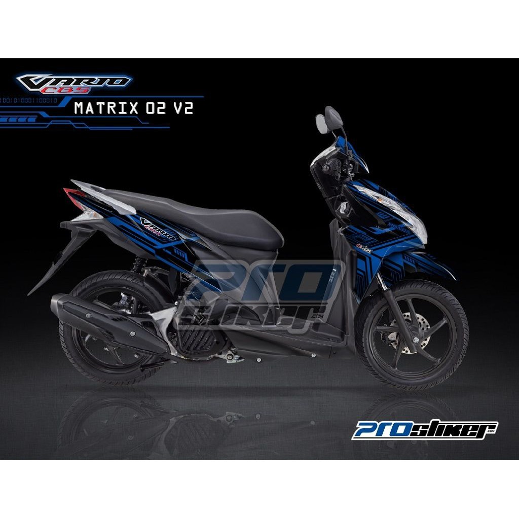 Striping Vario 125 FI Motif Grafis SIMPLE MATRIX V2 PROSTIKER SEMUA SIAP KIRIM Shopee Indonesia