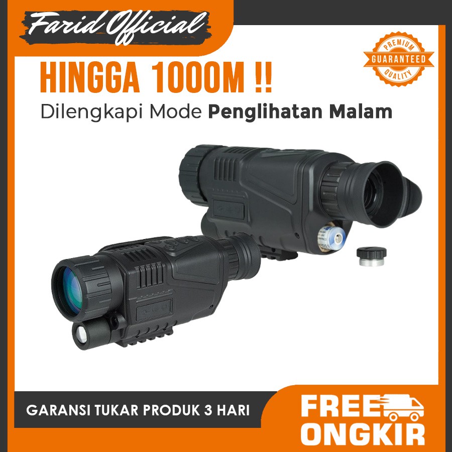 Telescope Teleskop Teropong Malam Night Vision 1000M