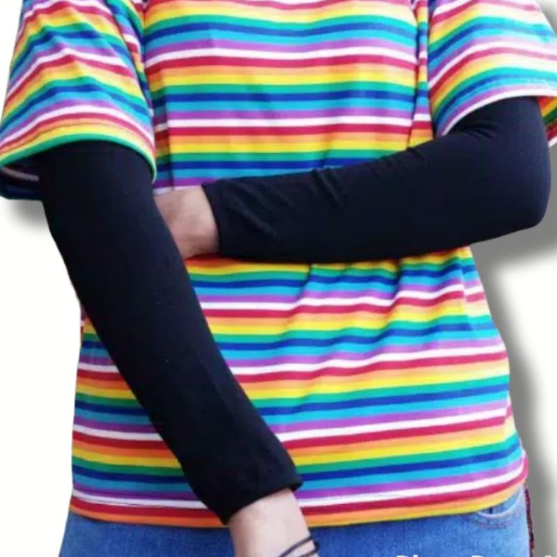 Manset Lengan Pria Dan Wanita Warna Hitam atau Deker Tangan Spandex || Deker Pelindung Lengan Bahan Spandek || COD || Manset deker pelindung Tangan Bukan Kaki Warna Hitam Bukan Manset Alpinestar atau Maguno-1