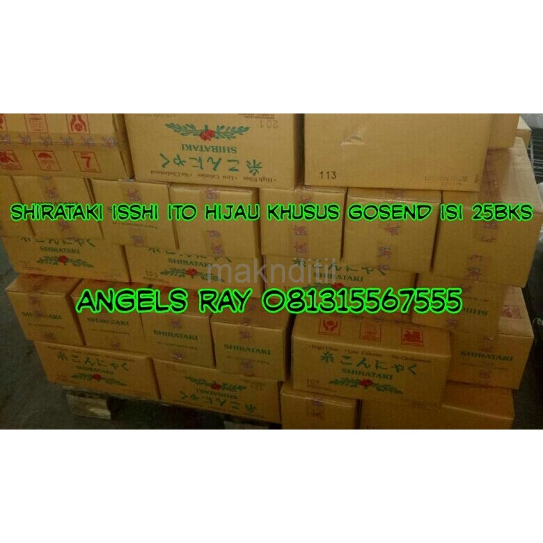 

Shirataki isshi ito hijau gosend only isi 25bks