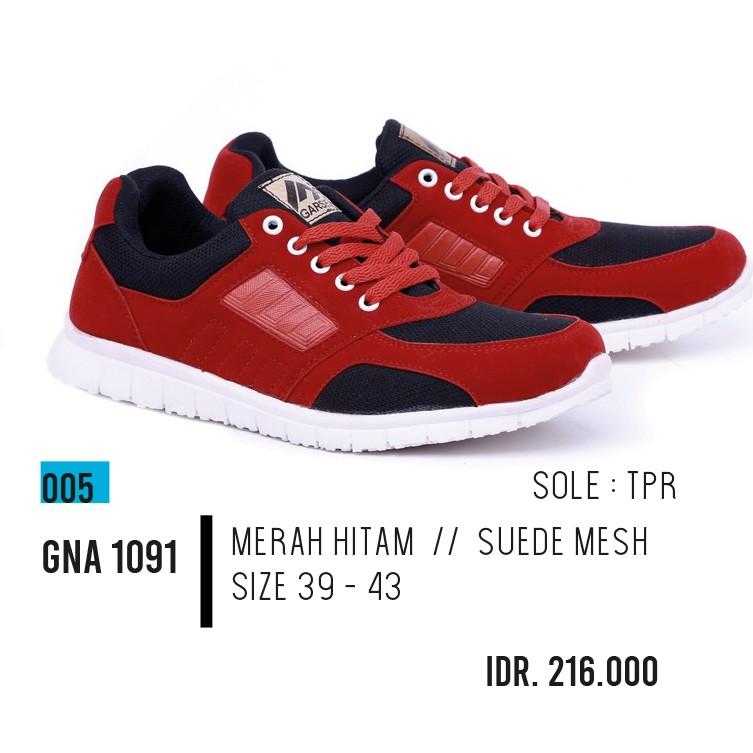 sepatu sneaker pria,sepatu casual cowok,sepatu garsel murah GNA 1091