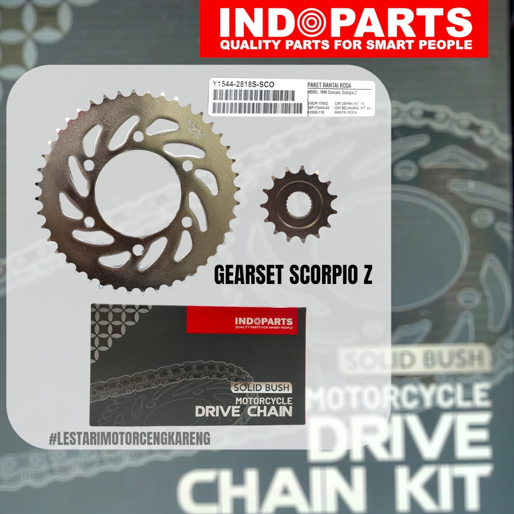 GEAR, GIR SET / GEARSET SCORPIO OLD DAN NEW ASLI INDOPART KOMPLIT