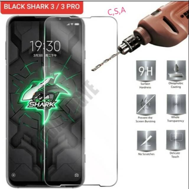 Tempered Glass Blackshark 3 / Blackshark 3 Pro 2.5 Clear Bening