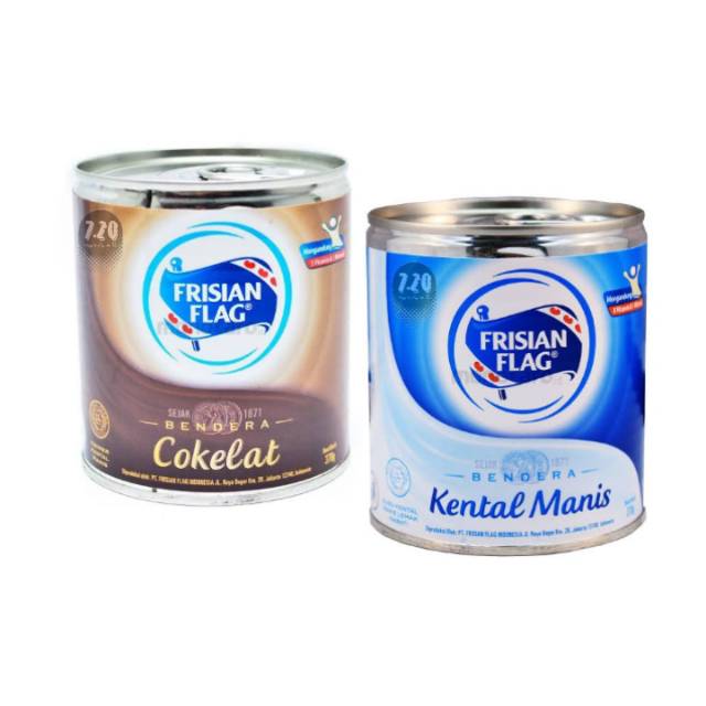 

Susu kental manis Frisian Flag, susu kaleng SKM 370ml