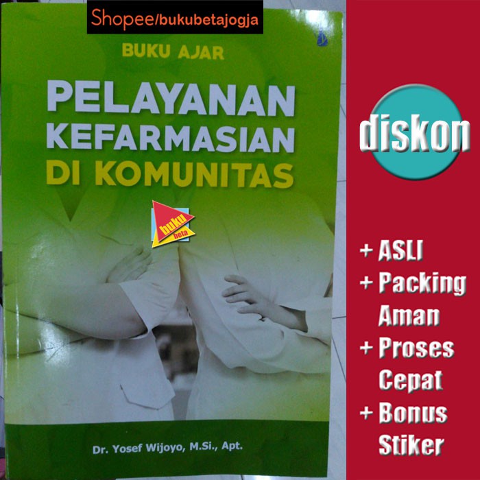 Jual Buku Ajar Pelayanan Kefarmasian Di Komunitas Yosef Wijoyo