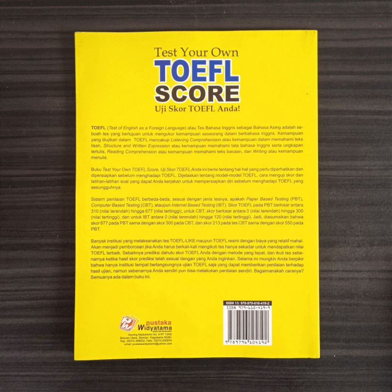 Test Your Own TOEFL Score (Uji Skor TOEFL Anda!)-1