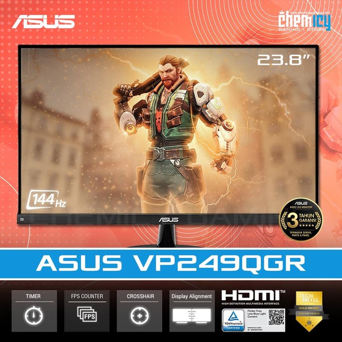 ASUS TUF VP249QGR 23.8inch 144Hz Full HD Adaptive Sync Gaming Monitor