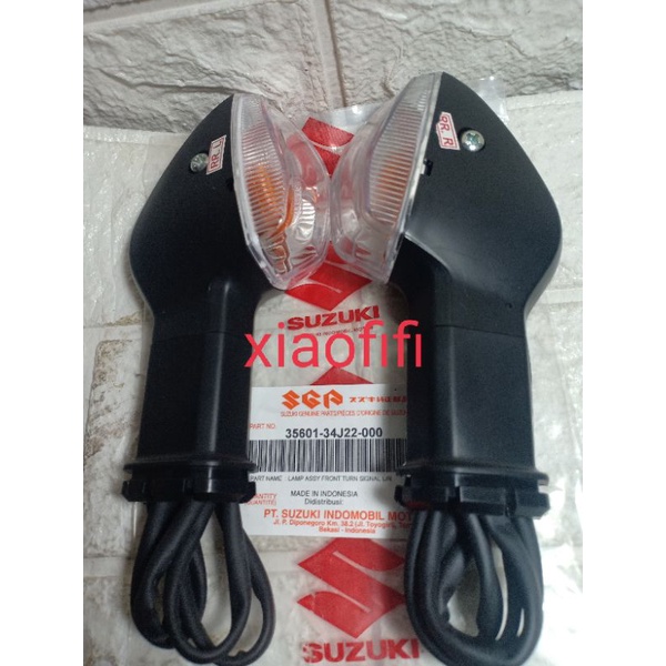 lampu sein rating  GSX 150/RAIder  Assy 1 set (kiri-kanan)