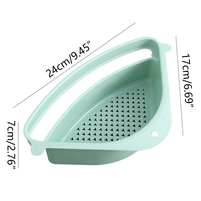 Keranjang Saringan Wastafel Bentuk Segitiga Untuk Makanan