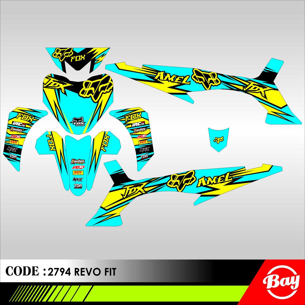 Decal Stiker Motor REVO X / FIT / ABSOLUTE REVO / REVO FI Full Body Sticker Custom Variasi
