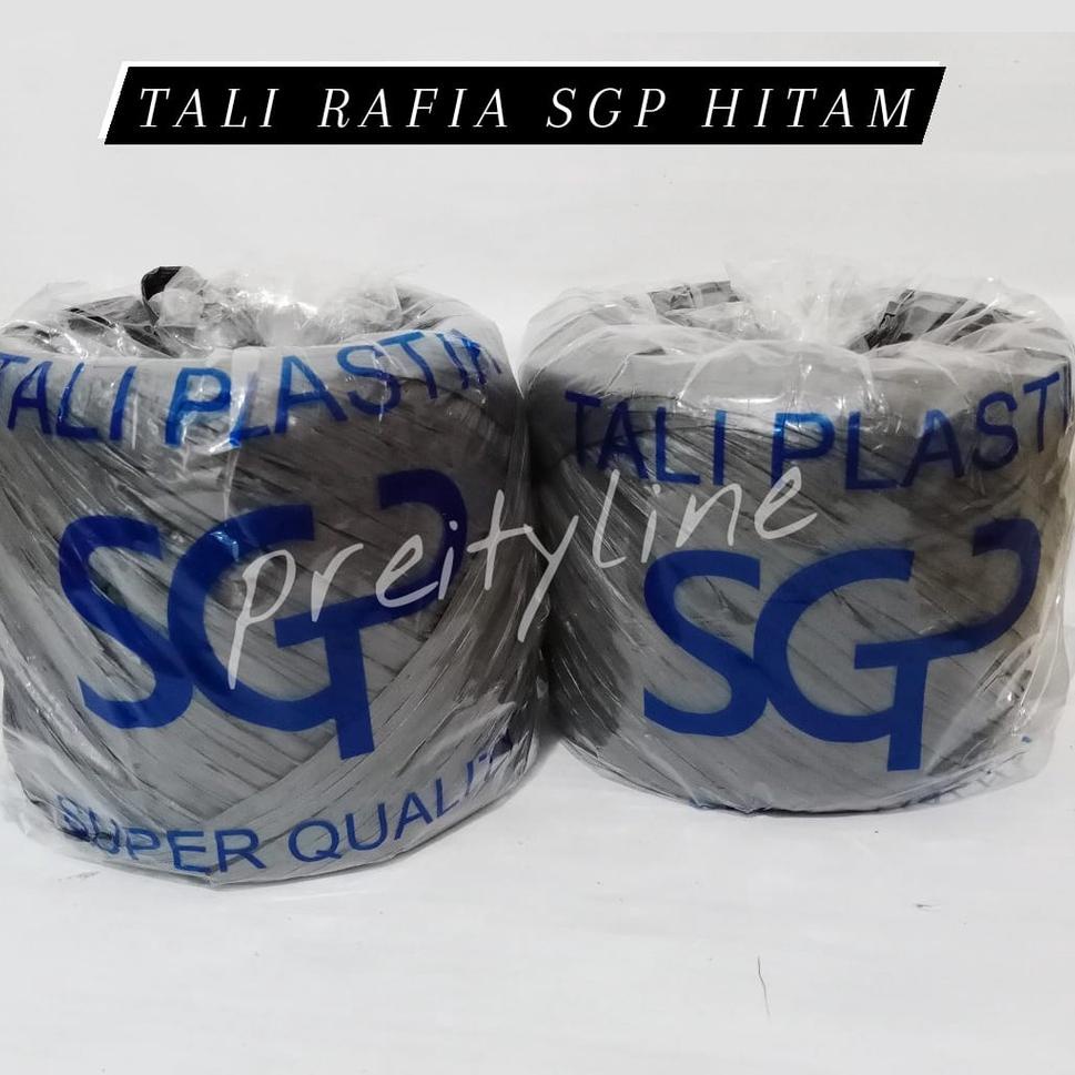 

(B7G9).. Tali Rafia SGP Warna Hitam //Dijamin@ready