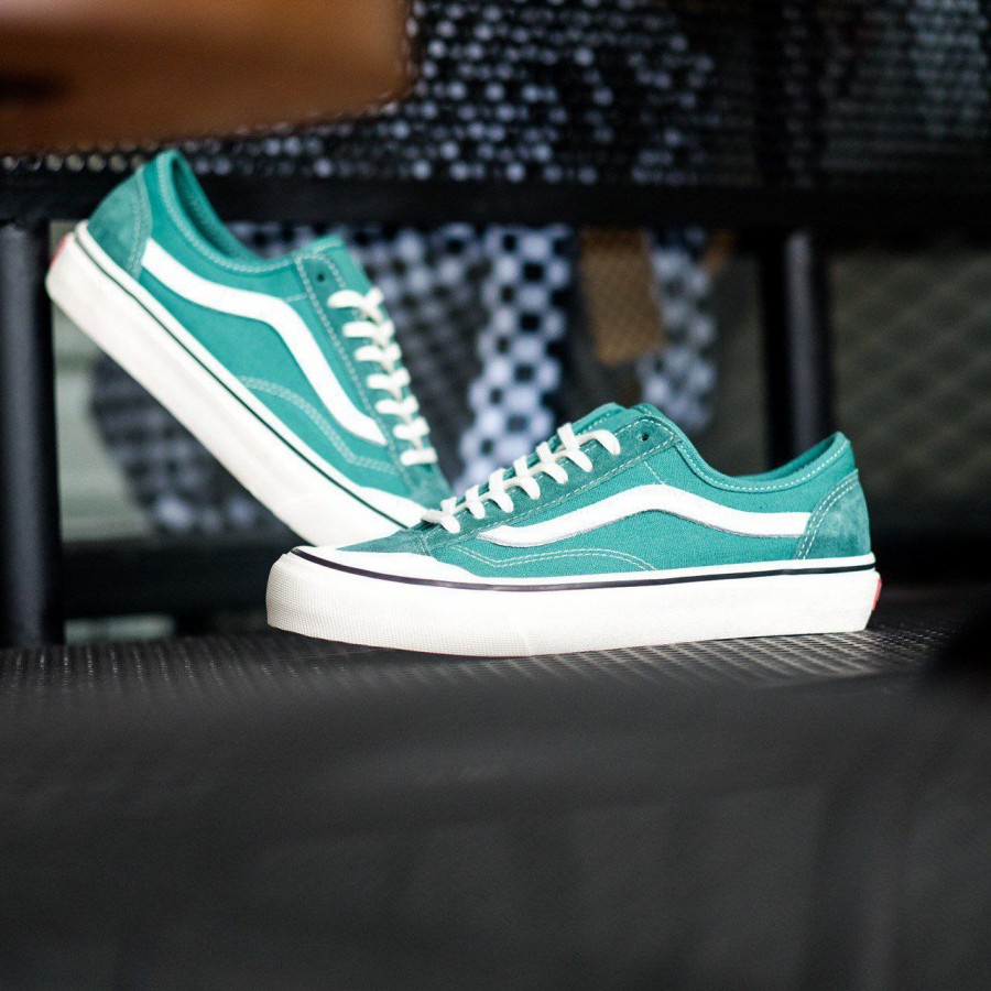 Vans Style 36 Decon SF Salt Wash " Deep Jungle " - Hijau, 39