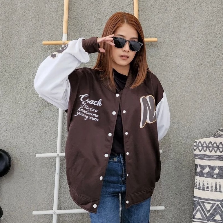 Public - N Baseball XXL - Jaket Baseball Oversize Unisex