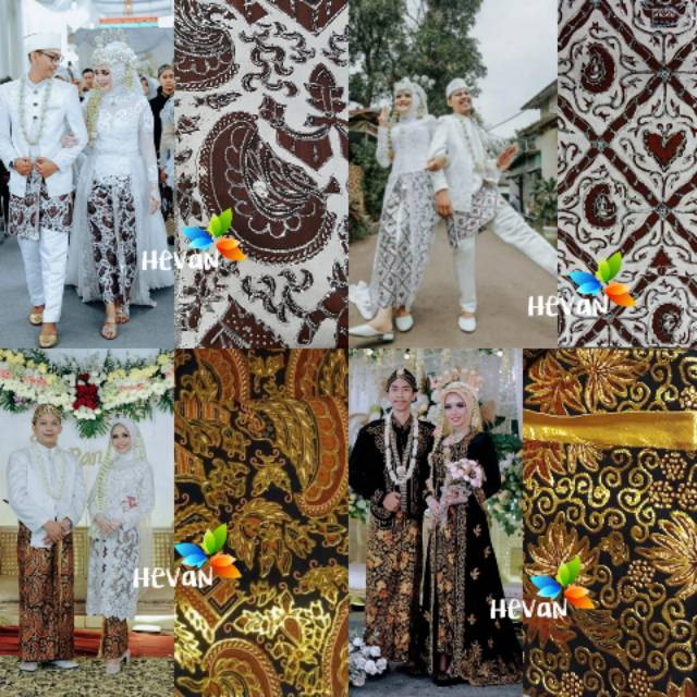 Sepasang Jarik Pengantin Wiru INSTAN, Prodo Tebal (Sepasang = isi 2)