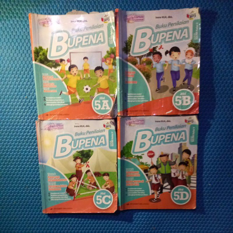 BUKU BUPENA KELAS 5  A,B,C,D ORIGINAL (BEKAS)
