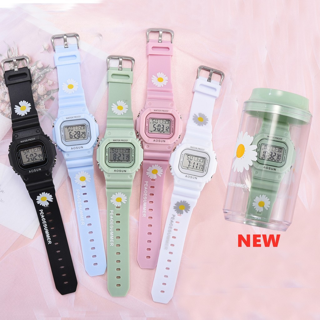 PEACEMINUSONE DIGITAL WATERPROOF WATCH - JAM TANGAN WANITA WATERPROOF DIGITAL WATCH