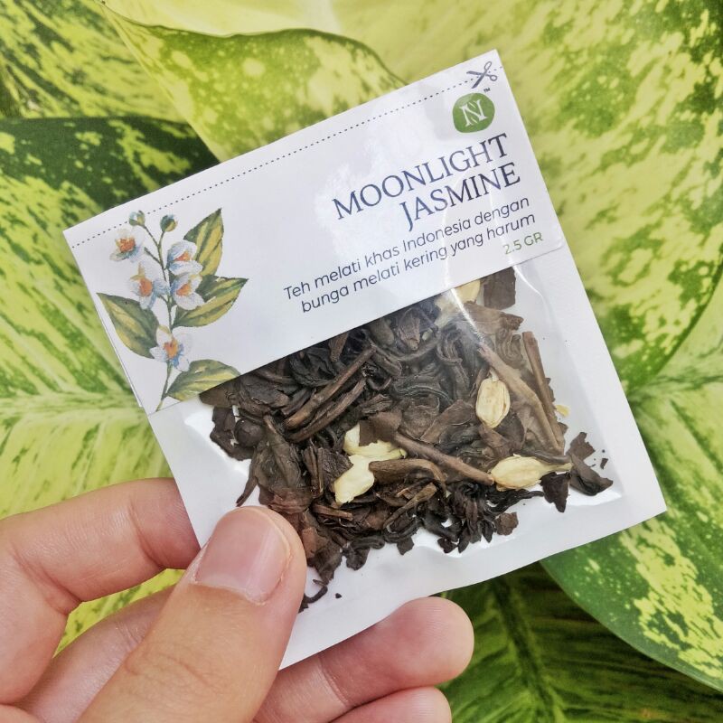 Moonlight Jasmine Flower Tea Blend Teh Hijau Bunga Melati Herbal
