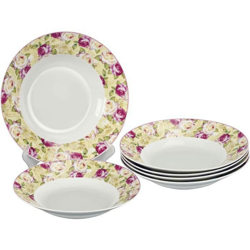 Piring makan Keramik 9 inch VICENZA (6 Pcs) ORIGINAL