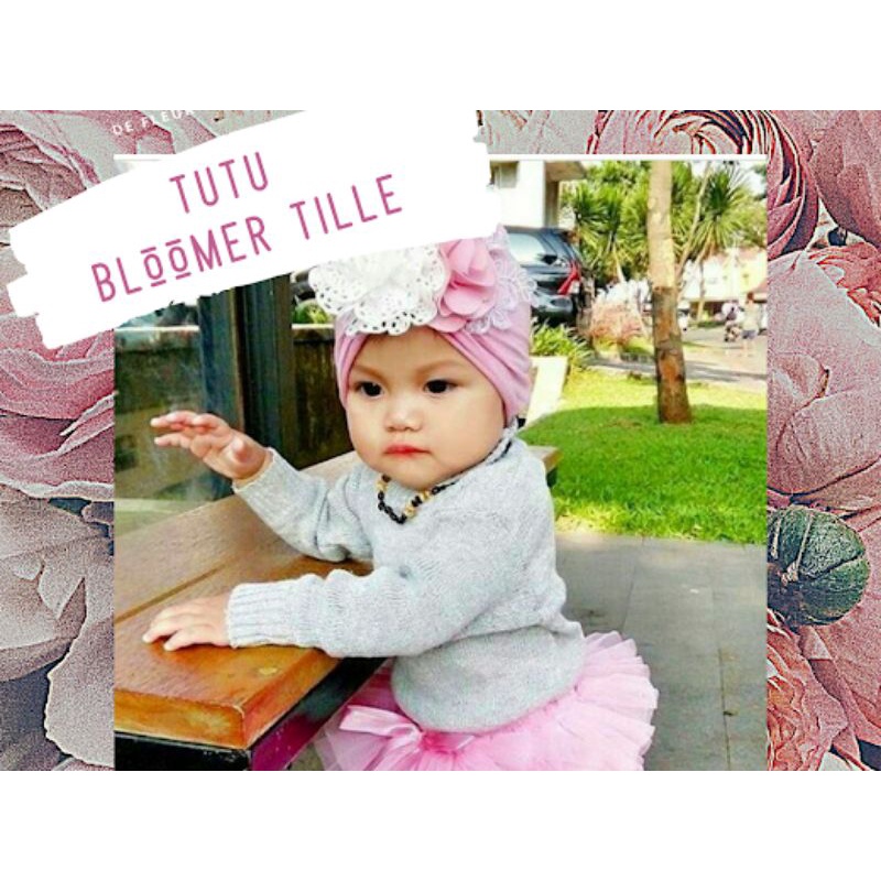 TUTU BLOOMER TILLE / Rok Tutu Bayi / Baby Tutu Pant Tile Bahan Lembut