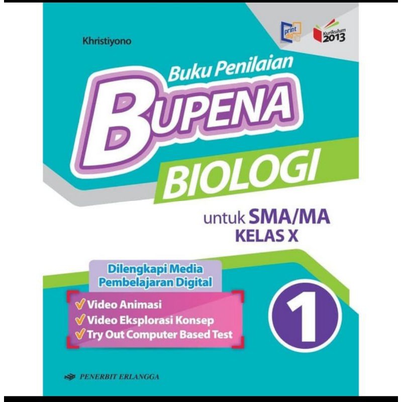 Bupena Biologi SMA Kelas X/10 Erlangga