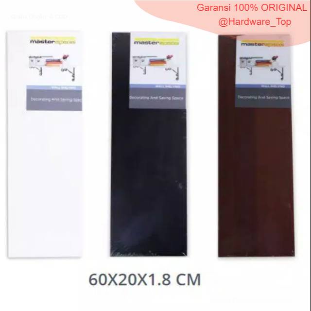 Ace Hardware Siku & Rak Dinding  60x20x1.8 Cm Kayu Masterspace - Papan Dinding Kayu