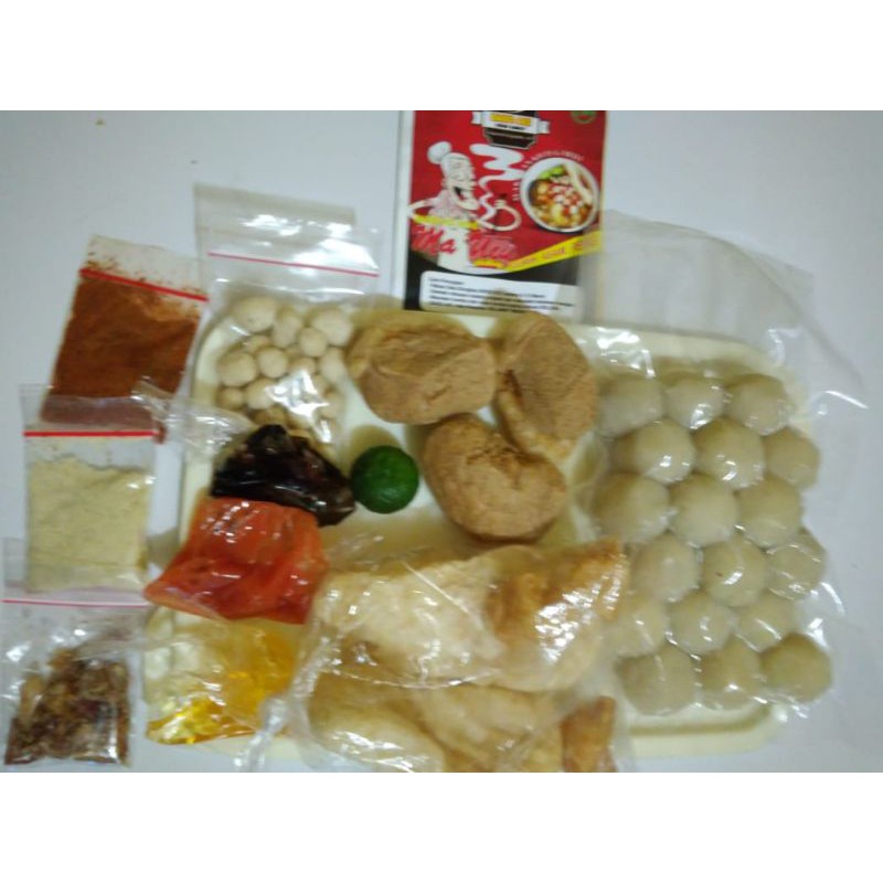 

baso aci isntan 18 kumplit tambah saos kecap ma ucu