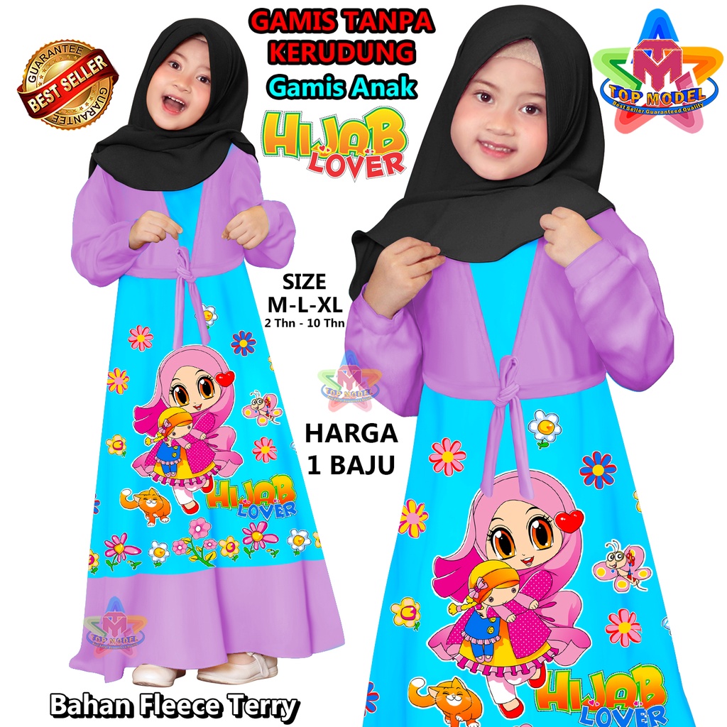 Gamis anak anak, Gamis anak Hijab Lovers, TM 00056 gamis anak trend, gamis anak termurah, gamis anak animasi