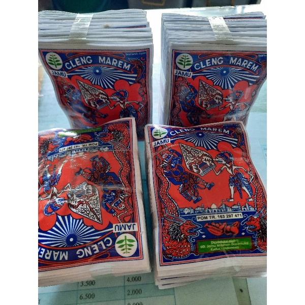 jamu wayang cleng marem cap becak (1 sachet)