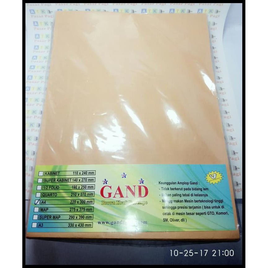 

Open Ds Amplop Coklat A4 80 Gram Murah