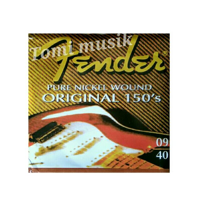 Senar gitar fender ukuran 009 akustik elektrik