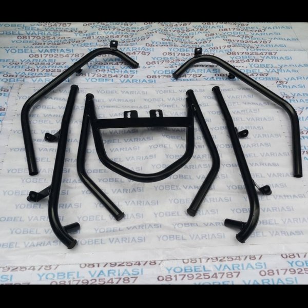 Dijual TUBULAR FRAME GUARD SET PELINDUNG HONDA BEAT KARBU LAMA dan DUDUKAN LAMPU SOROT Murah