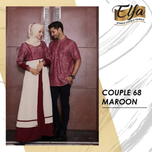 Sarimbit Ethica Couple 68 Maroon