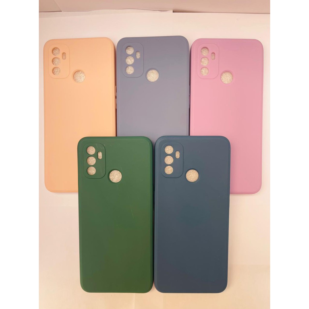 SOFTCASE SQUARE EDGE FOR REALME C11 C12 C15 C17 C21 VIVO Y91 Y91C Y17 Y20 Y51