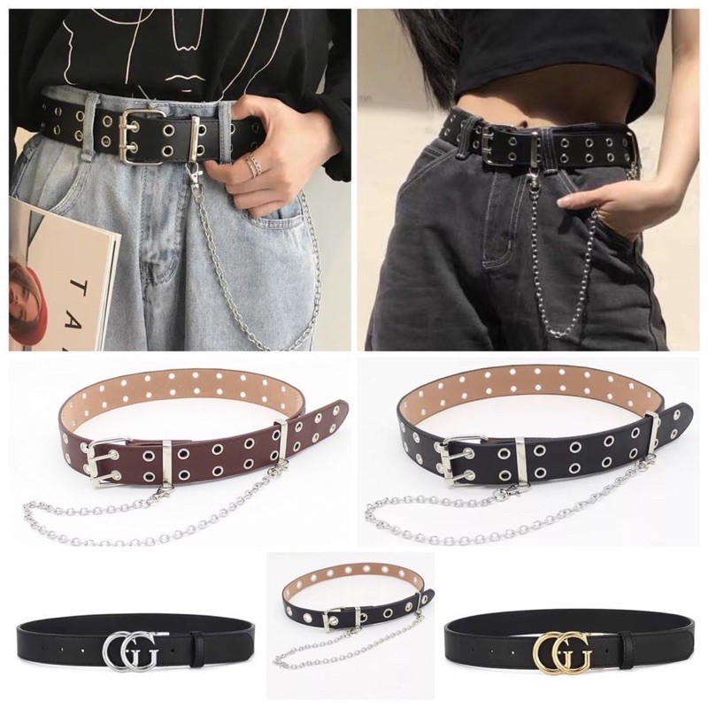 Sabuk Ala korea ulzzang fashion grunge aesthetic 90s / sabuk korea / ringbelt ulzzang