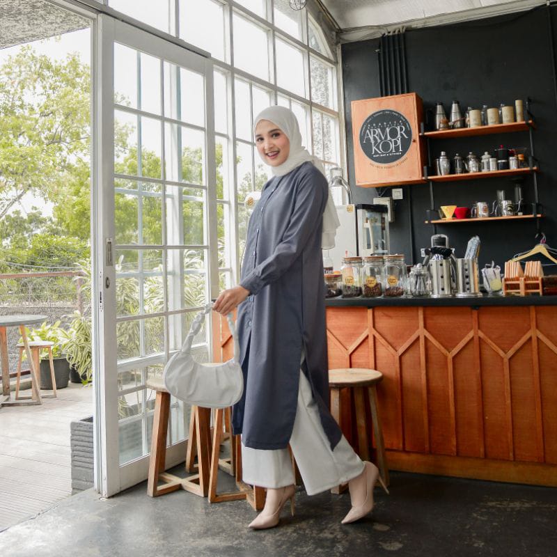 Tunik Wanita Jumbo Polos Remaja Bahan Katun Toyobo Premium