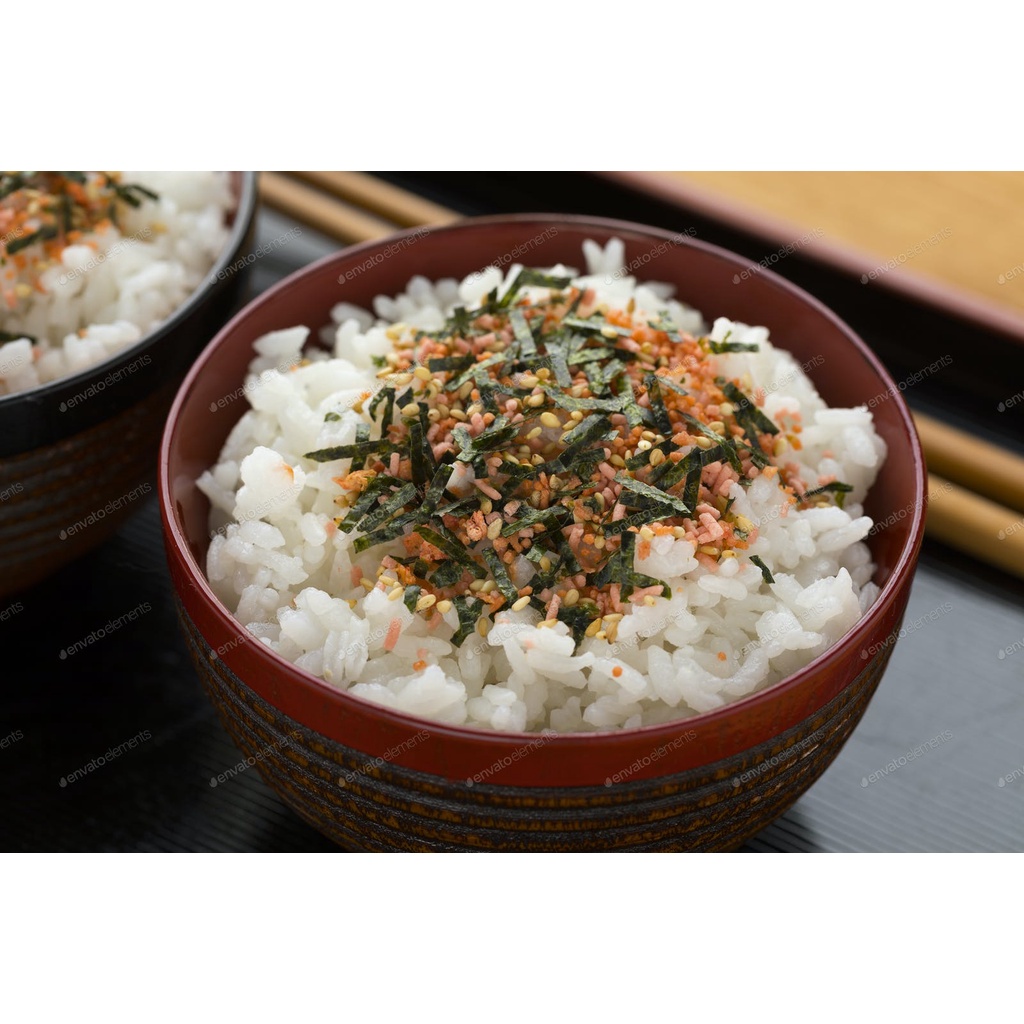 MARUMIYA - RICE TOPPING AJIDOURAKU (IKAN BONITO WIJEN TELUR) - 28 GR (ABON TABUR)