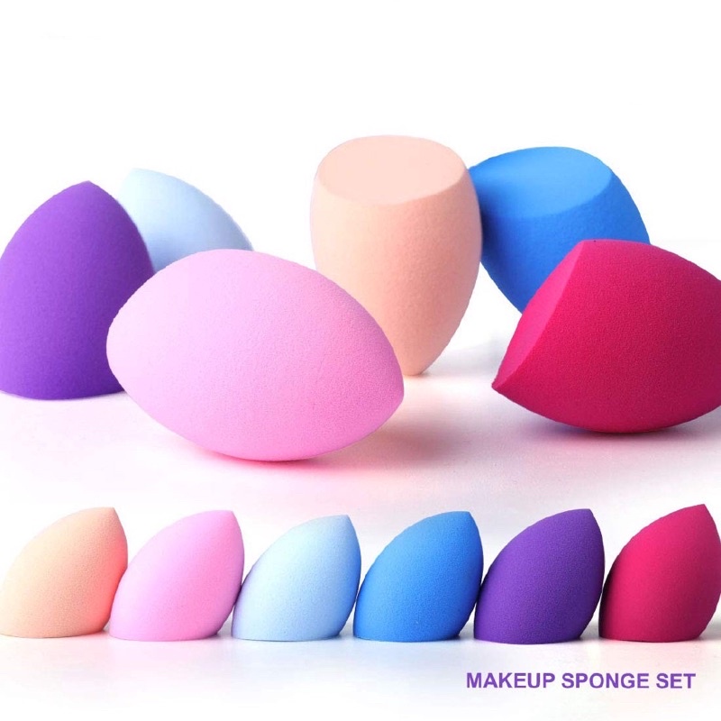 SPONGE MAKEUP BEAUTY BLENDER / SPONGE OVAL / TELUR / TELUR MIRING