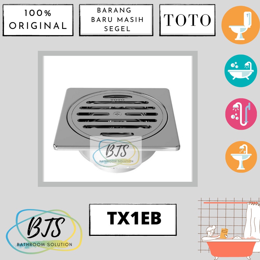 Floor drain TOTO/saringan got TX1EB / TX 1 EB / TX 1EB / TX1EB