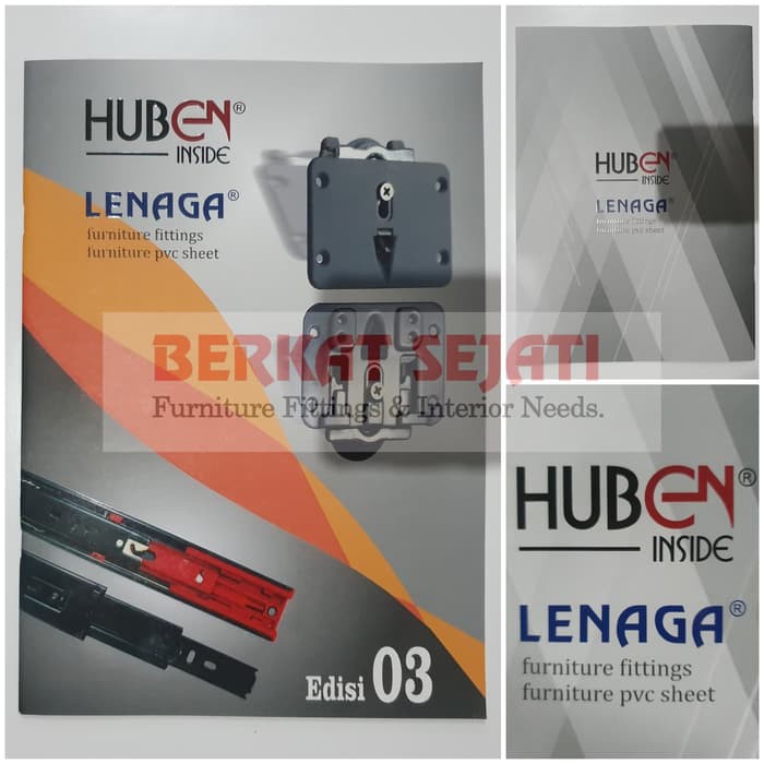 katalog huben lenaga engsel sendok roda sliding ambalan kunci rel laci